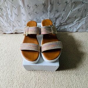 New in Box Italian Shoemaker Sandals
